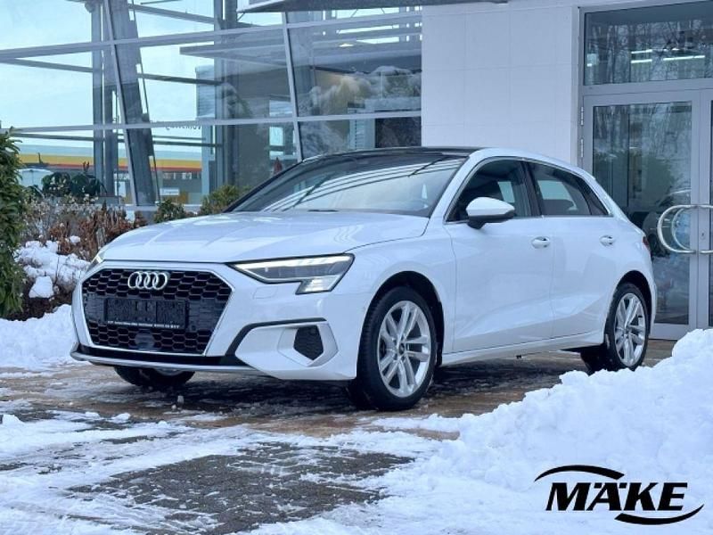 Gebraucht Audi A3 Advanced Plus 150 PS (110 kW) 2023 Gletscherweiß metallic (metallic) Limousine