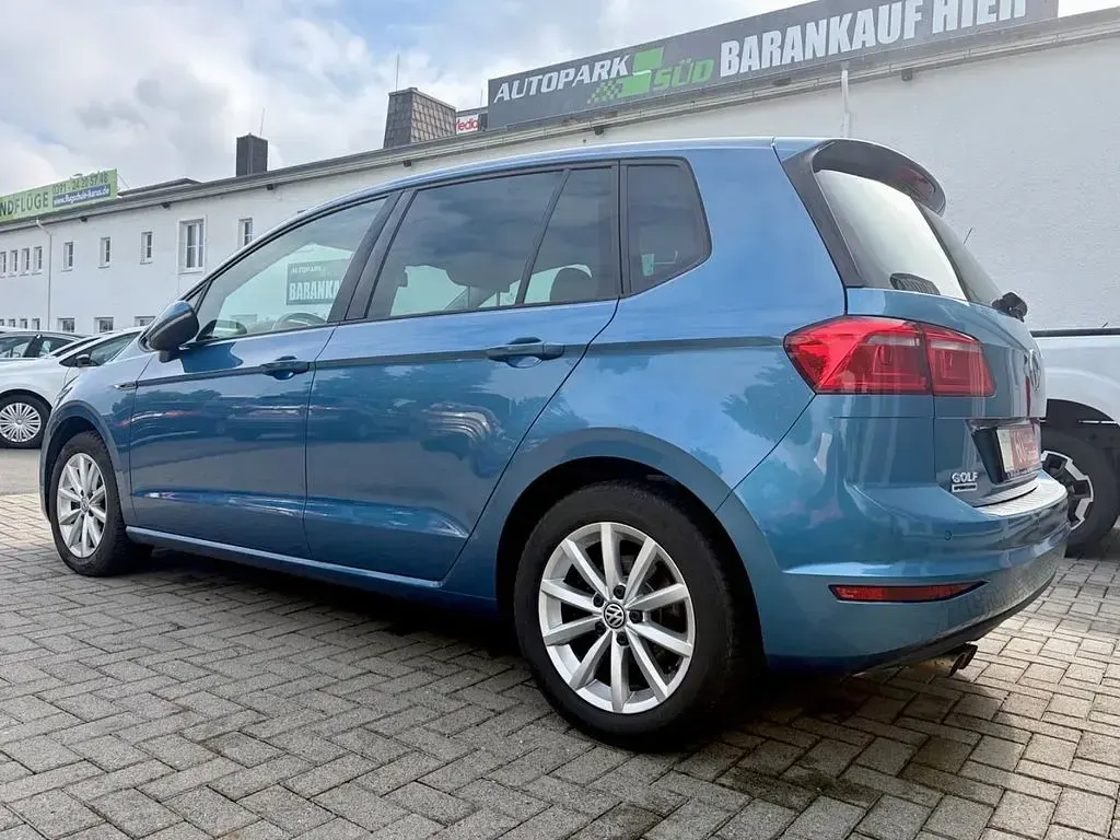 Gebraucht VW Golf Sportsvan LOUNGE 125 PS (91 kW) 2015 Blau Van / Kleinbus