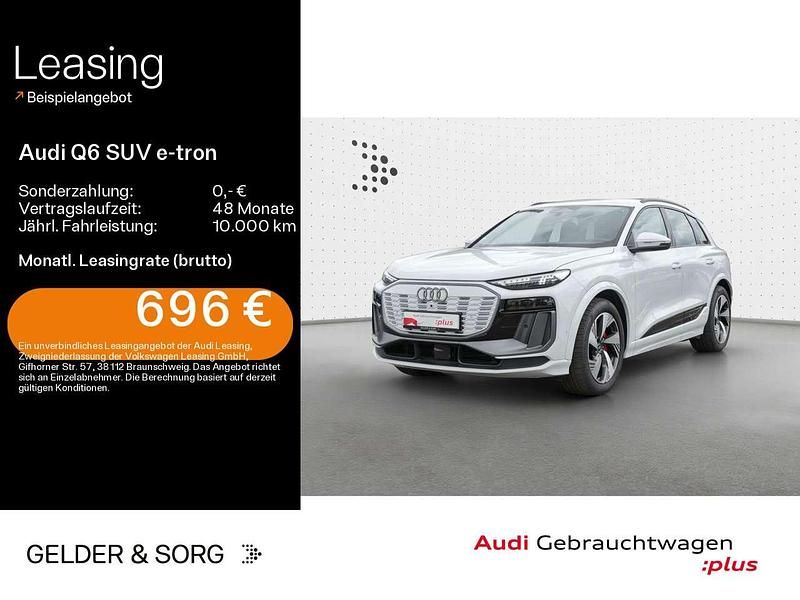 Gletscherweiß metallic Gebraucht 2024 Audi Q6 e-tron Ambiente SUV | 67.880 € (Fairer Preis) - Bild 1/4