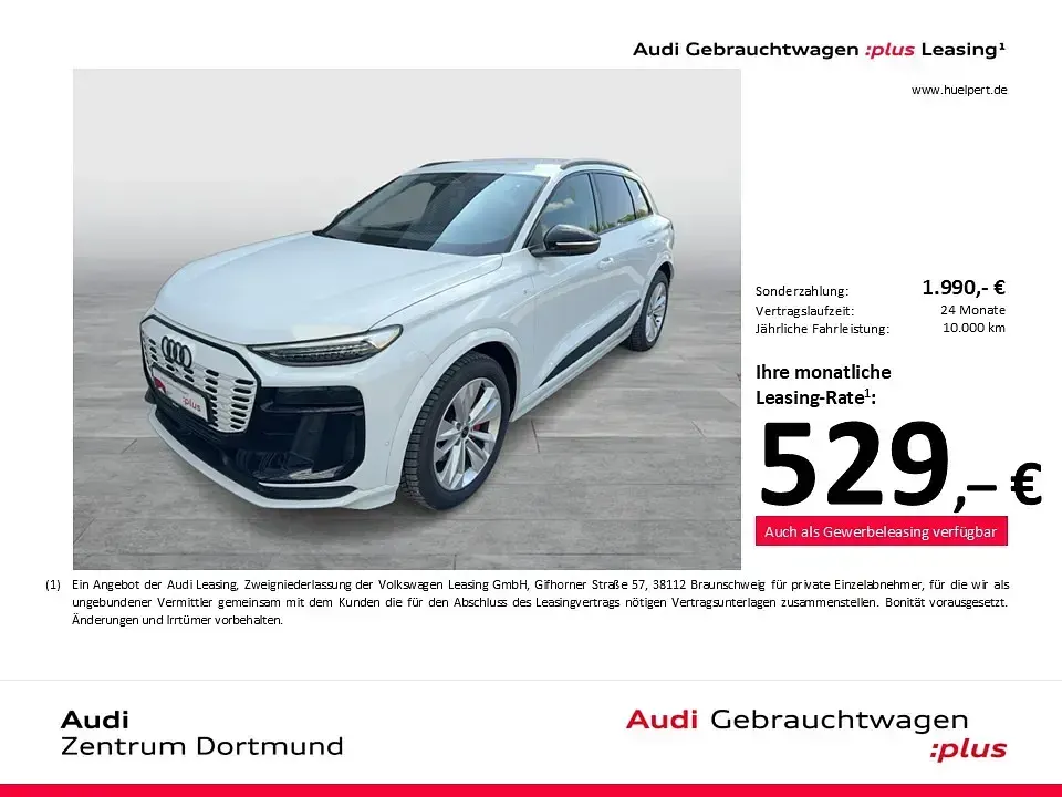 Gebraucht Audi Q6 e-tron Ambiente 284 kW (387 PS) 2025 Gletscherweiß metallic SUV