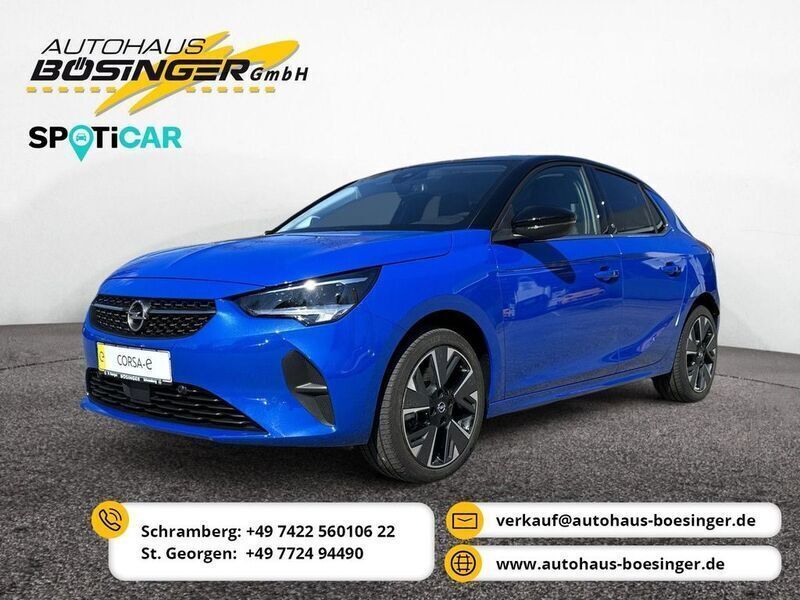 Blau Gebraucht 2022 Opel Corsa-e Elegance Kleinwagen | 20.900 € (Fairer Preis) - Bild 1/4