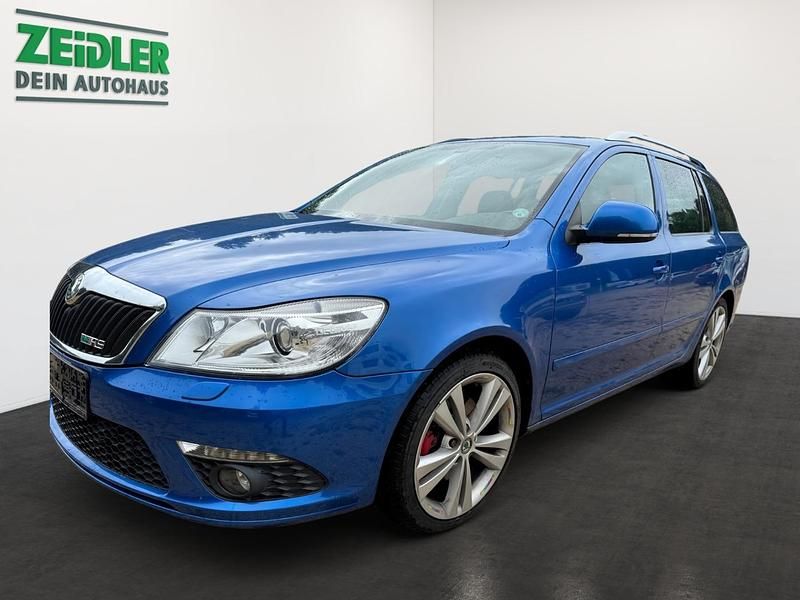Raceblau Gebraucht 2009 Skoda Octavia RS Kombi | 3.450 € (Superpreis) - Bild 1/4