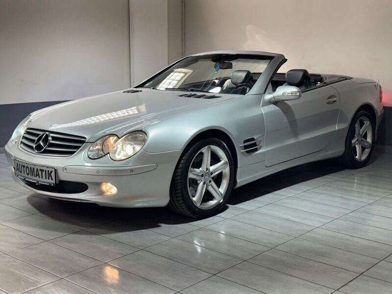 Silber Gebraucht 2002 Mercedes SL500 Cabrio | 14.770 € (Superpreis) - Bild 1/4