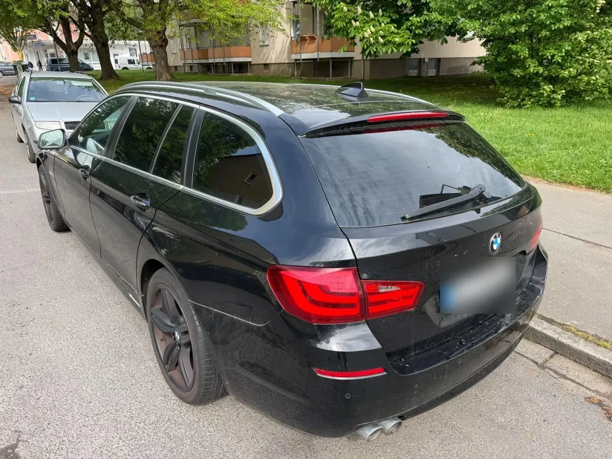 Brugt BMW 525 218 HK (160 kW) 2011 Sort Stationcar
