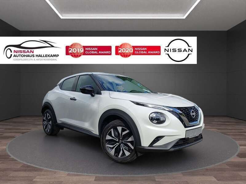 Pearl white (p) Gebraucht 2024 Nissan Juke Acenta SUV | 19.900 € (Guter Preis) - Bild 1/4