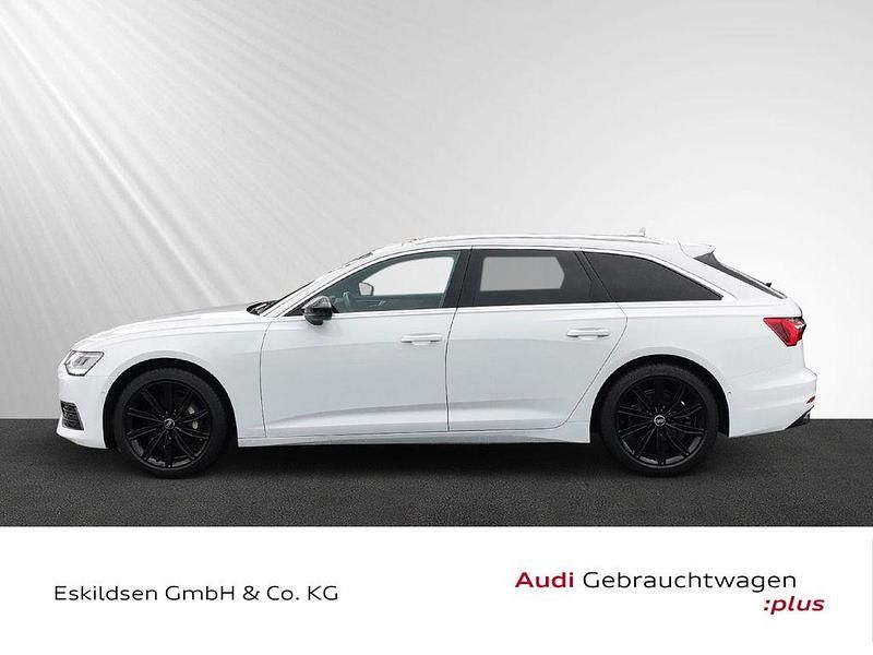 Gebraucht Audi A6 Ambiente 204 PS (150 kW) 2021 Gletscherweiß metallic Kombi