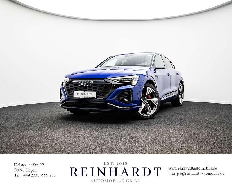 Ultrablau metallic Gebraucht 2023 Audi Q8 e-tron S-Line SUV | 48.525 € (Superpreis) - Bild 1/3