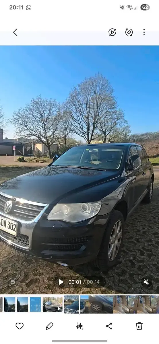 Gebraucht VW Touareg 239 PS (175 kW) 2007 Schwarz SUV