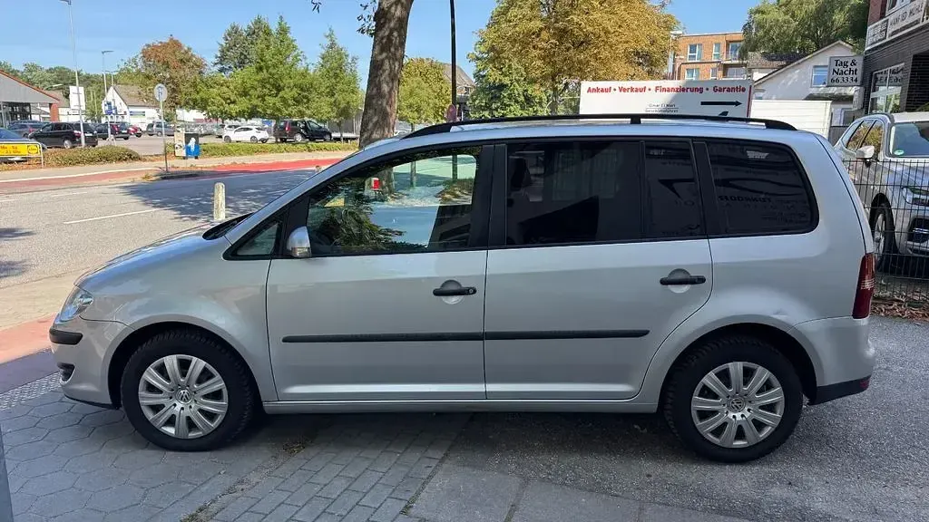 Gebraucht VW Touran Conceptline 105 PS (77 kW) 2008 Silber Van / Kleinbus