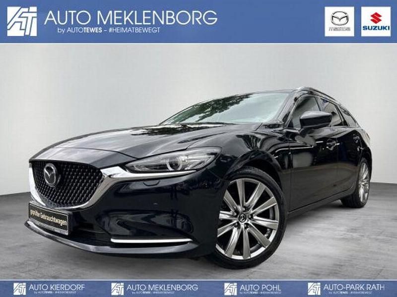 Jet black Gebraucht 2024 Mazda 6 Exclusive-Line Kombi | 29.490 € (Superpreis) - Bild 1/4