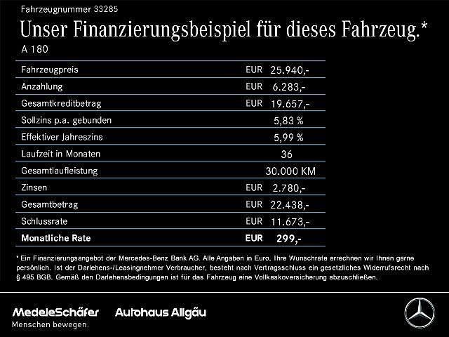 Unilack nachtschwarz Gebraucht 2023 Mercedes A180 Progressive Limousine | 25.940 € (Guter Preis) - Bild 1/2