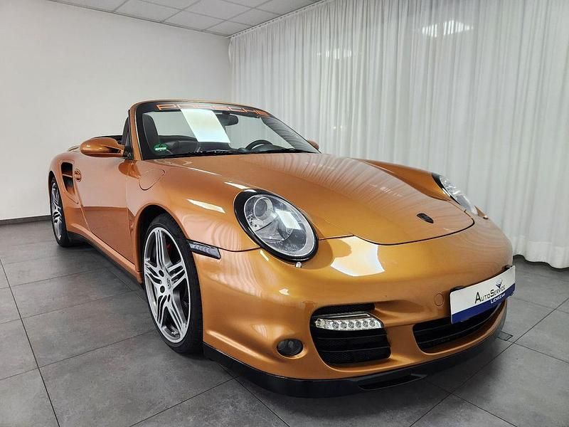 Gold Gebraucht 2009 Porsche 911 Turbo Cabriolet Chrono Cabrio | 72.997 € (Fairer Preis) - Bild 1/4