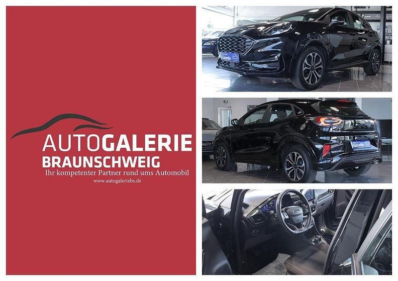 Obsidianschwarz metallic Gebraucht 2023 Ford Puma ST-Line SUV | 12.900 € (Superpreis) - Bild 1/4