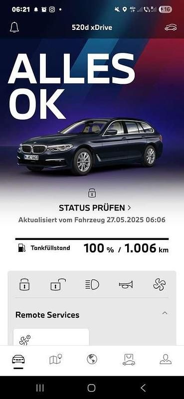 Blau Gebraucht 2019 BMW 520 Kombi | 28.500 € (Etwas zu teuer) - Bild 1/4