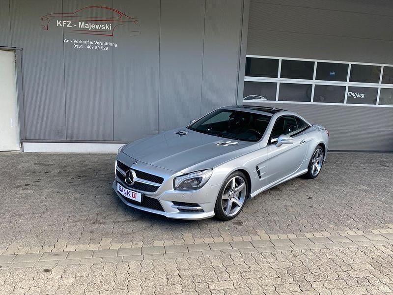 Silber Gebraucht 2013 Mercedes SL500 Cabrio | 39.900 € (Guter Preis) - Bild 1/4