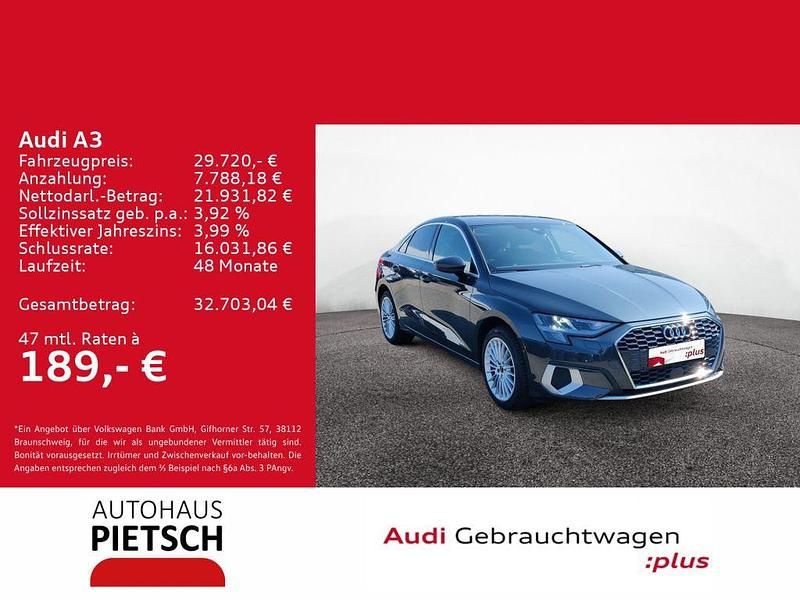 Gebraucht Audi A3 Advanced 150 PS (110 kW) 2024 Grau Limousine