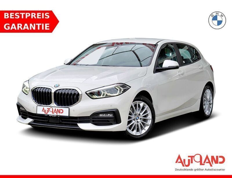 Weiß Gebraucht 2021 BMW 118 Advantage Kleinwagen | 23.490 € (Fairer Preis) - Bild 1/4