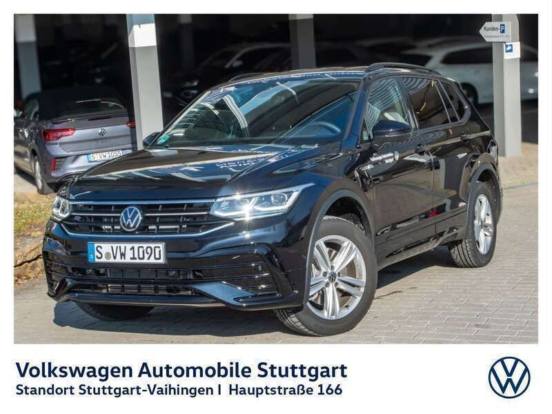 Schwarz Gebraucht 2025 VW Tiguan Allspace R-line SUV | 53.990 € (Teuer) - Bild 1/4