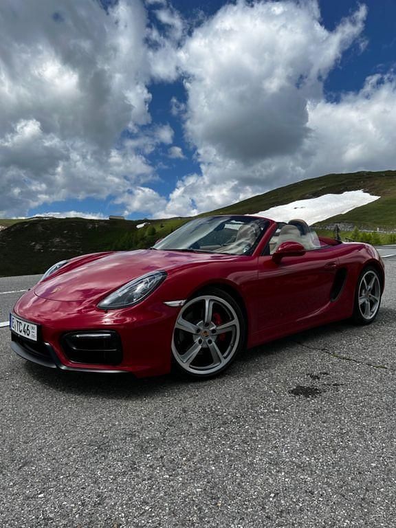 Gebraucht Porsche Boxster 330 PS (242 kW) 2015 Rot Cabrio