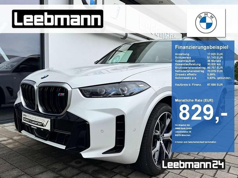 Mineralweiss metallic Gebraucht 2024 BMW X5 M M Sport SUV | 87.699 € (Fairer Preis) - Bild 1/4