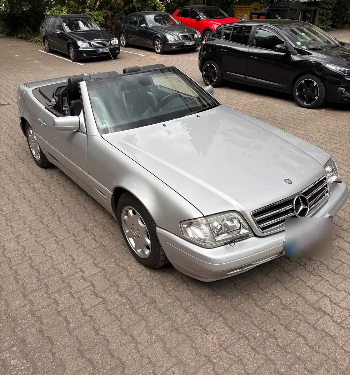 Gebraucht Mercedes SL320 231 PS (169 kW) 1997 Silber Cabrio
