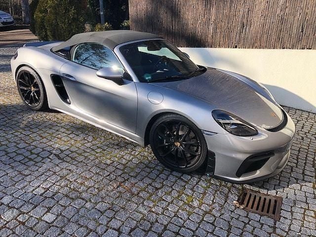 Gebraucht Porsche 718 Spyder 420 PS (308 kW) 2022 Silber Cabrio