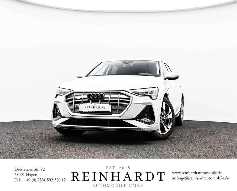 Gebraucht Audi e-tron S-Line 300 kW (408 PS) 2022 Gletscherweiß metallic SUV