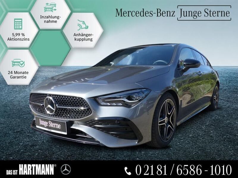 Grau Gebraucht 2024 Mercedes CLA200 Shooting Brake AMG Kombi | 37.860 € - Bild 1/4