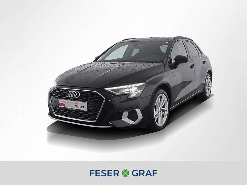 Brillantschwarz Gebraucht 2024 Audi A3 Limousine | 28.889 € (Fairer Preis) - Bild 1/4