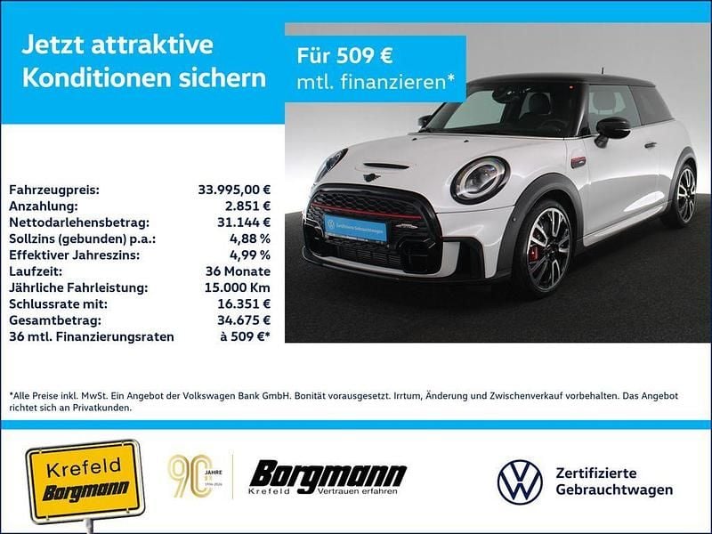 Gebraucht Mini John Cooper Works 231 PS (169 kW) 2024 Grün / unilackierung rebel green Kleinwagen