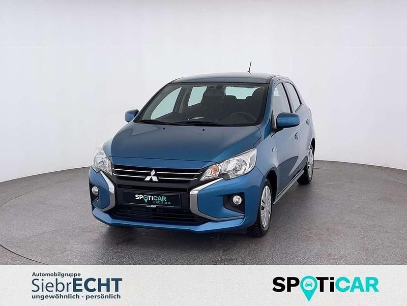 Blau Gebraucht 2023 Mitsubishi Space Star Select Limousine | 11.970 € (Fairer Preis) - Bild 1/4