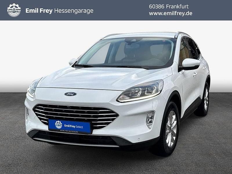 Frostweiß Gebraucht 2021 Ford Kuga Titanium SUV | 22.950 € (Guter Preis) - Bild 1/4
