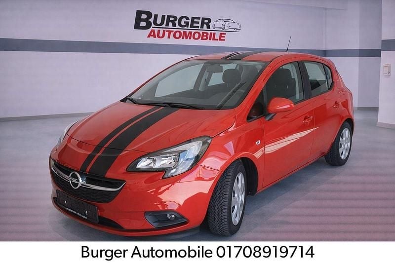 Second-hand Opel Corsa Edition 90 CP (66 kW) 2017 Roșu Hatchback