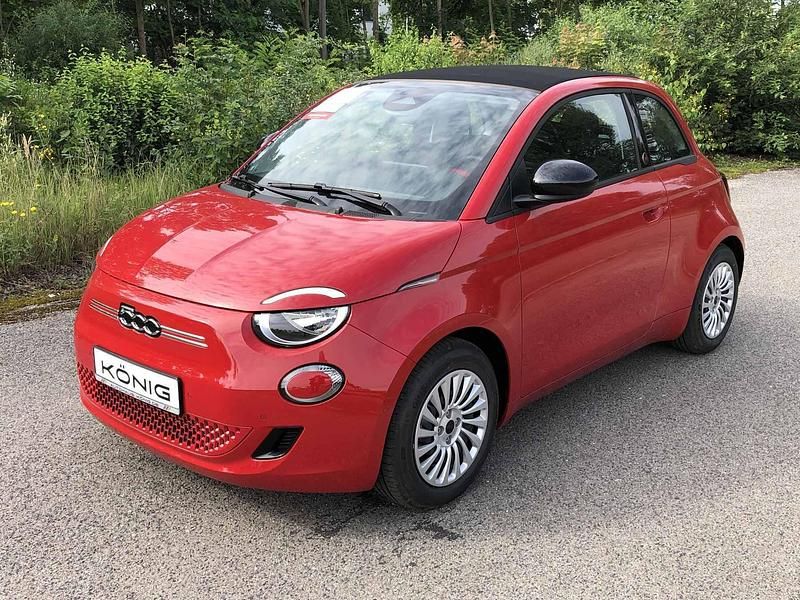 Rot Neu 2025 Fiat 500C Red Cabrio | 27.189 € - Bild 1/4