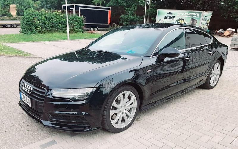 Schwarz Gebraucht 2015 Audi A7 S-Line Kleinwagen | 21.900 € (Superpreis) - Bild 1/4