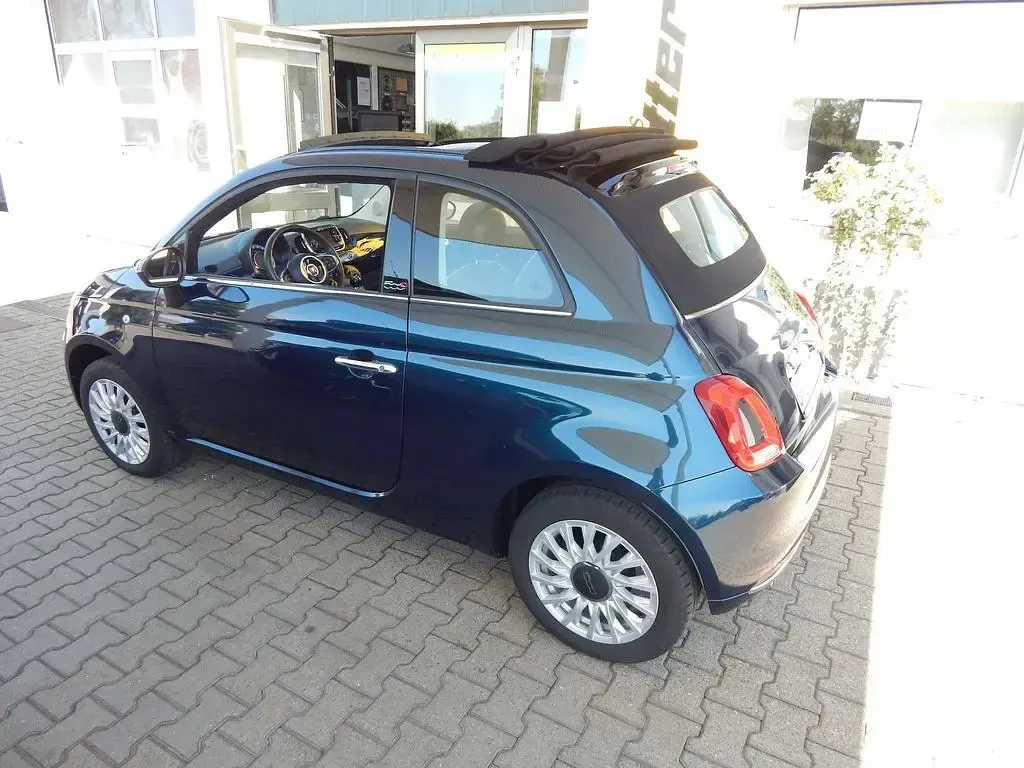 Gebraucht Fiat 500 69 PS (50 kW) 2016 Blau Cabrio