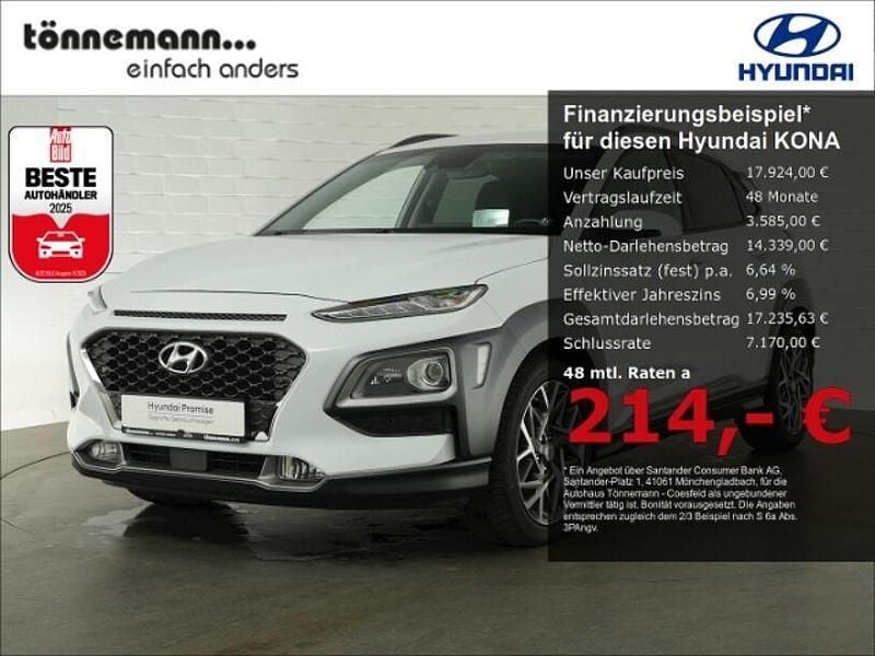 Weiß Gebraucht 2019 Hyundai Kona Premium SUV | 17.924 € (Fairer Preis) - Bild 1/4