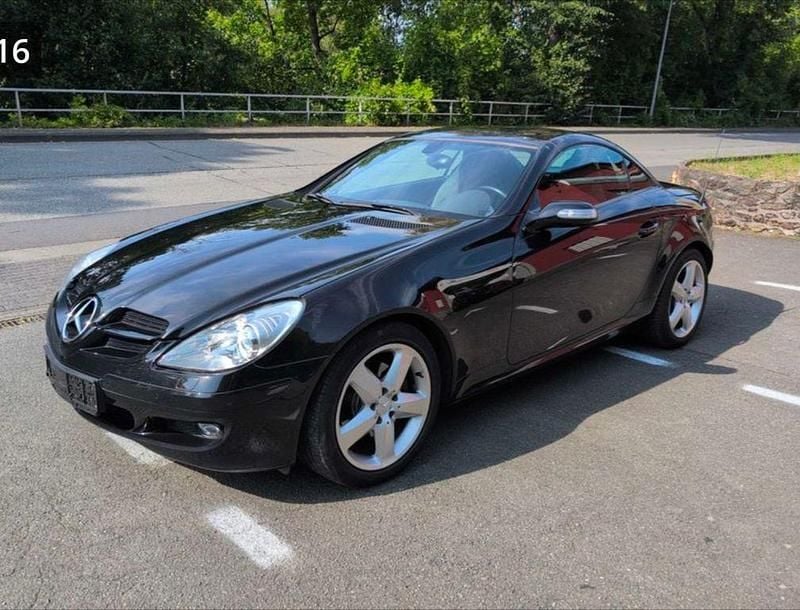 Schwarz Gebraucht 2007 Mercedes SLK280 Cabrio | 9.999 € (Guter Preis) - Bild 1/4