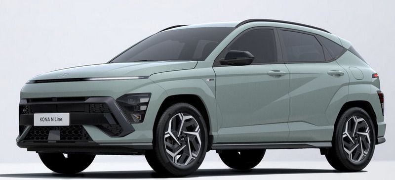 Unilackierung miragegreen Neu 2025 Hyundai Kona N Line SUV | 28.584 € (Guter Preis) - Bild 1/4