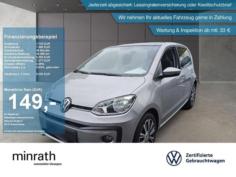 Silber Gebraucht 2017 VW up! high up! Kleinwagen | 9.020 € (Fairer Preis) - Bild 1/4
