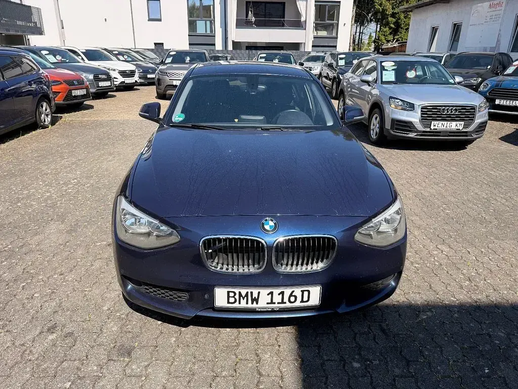 Gebraucht BMW 116 Efficient Dynamics 116 PS (85 kW) 2014 Blau Kleinwagen