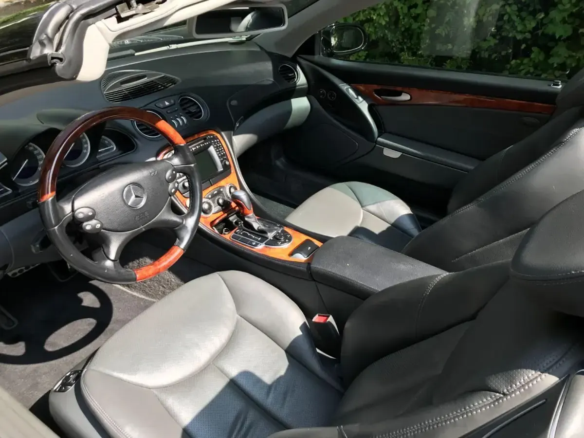 Gebraucht Mercedes SL350 Edition 245 PS (180 kW) 2004 Schwarz Cabrio