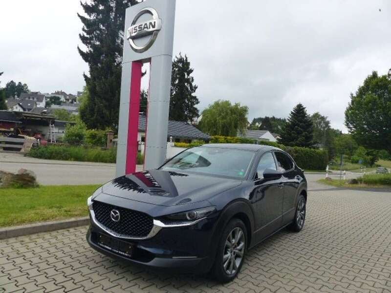Deep crystal blue Gebraucht 2020 Mazda CX-3 Selection SUV | 20.250 € (Fairer Preis) - Bild 1/4