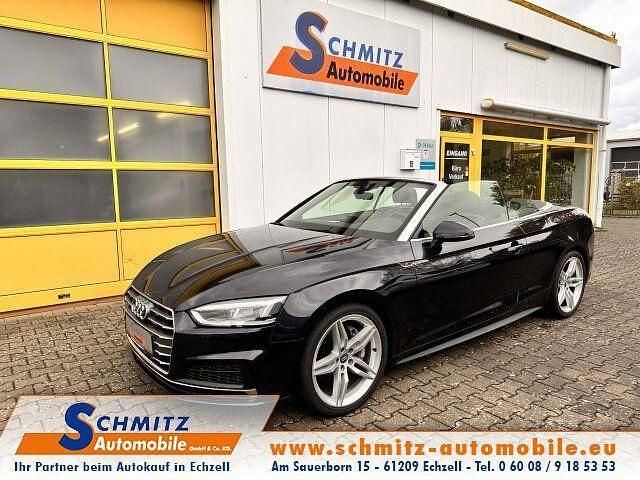 Blau Gebraucht 2017 Audi A5 Cabriolet S-Line Cabrio | 26.950 € (Fairer Preis) - Bild 1/4