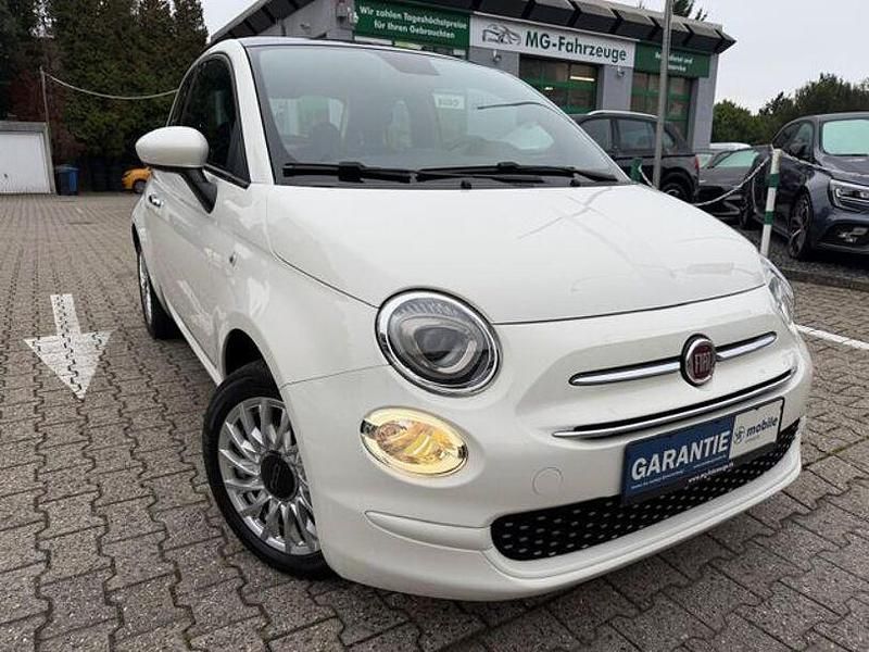 Weiß Gebraucht 2019 Fiat 500 Lounge Kleinwagen | 10.449 € (Fairer Preis) - Bild 1/4