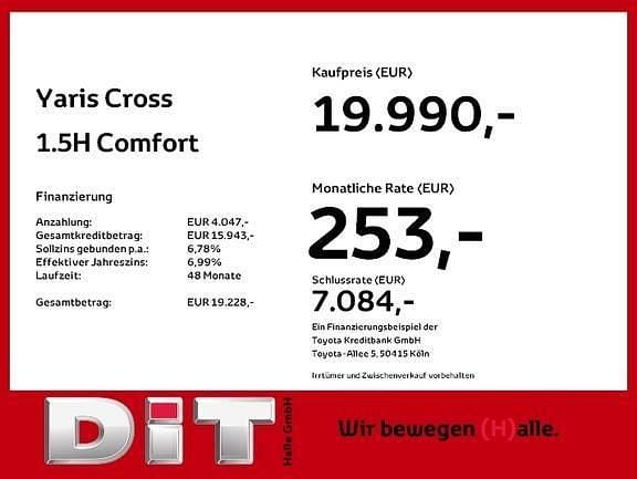 Marlingrau metallic Gebraucht 2022 Toyota Yaris Hybrid Comfort | 19.990 € (Superpreis) - Bild 1/1