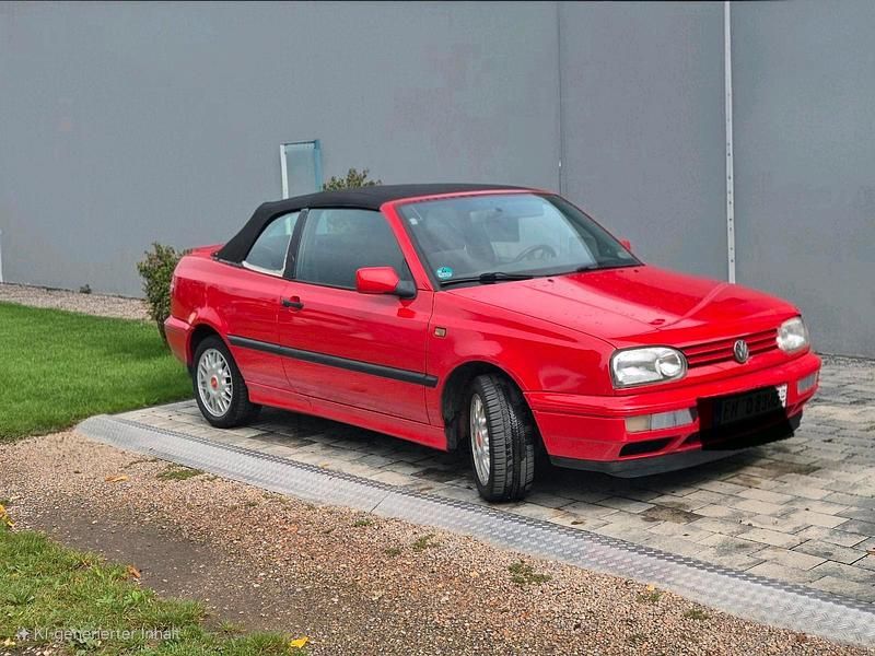 Rot Gebraucht 1995 VW Golf Cabriolet Cabrio | 1.800 € - Bild 1/4