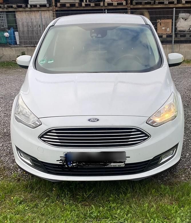 Weiß Gebraucht 2015 Ford C-MAX Titanium Van / Kleinbus | 7.500 € (Teuer) - Bild 1/4