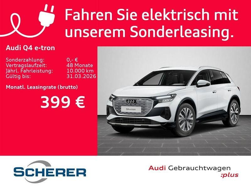 Gebraucht Audi Q4 e-tron Ambiente 210 kW (286 PS) 2025 Gletscherweiß metallic (metallic) SUV