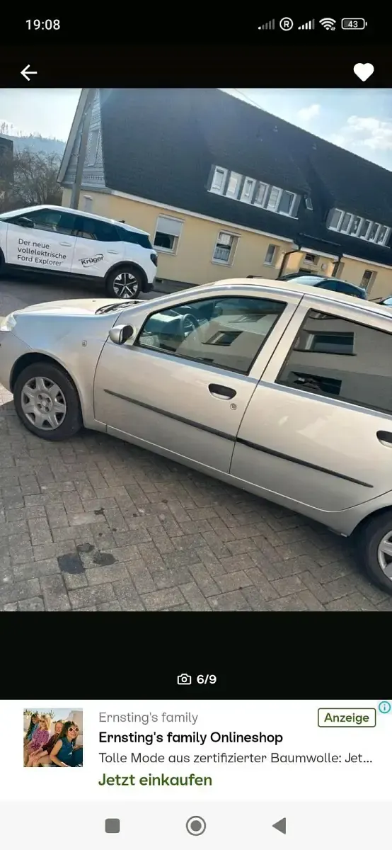 Gebraucht Fiat Punto 44 PS (32 kW) 2005 Grau Kleinwagen
